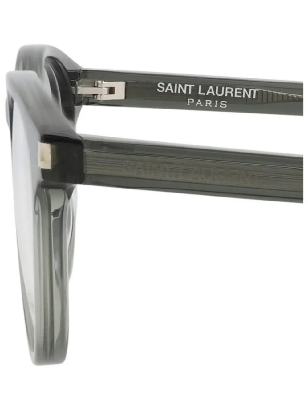 New Saint Laurent Unisex Round/Oval Green Green Transparent Fashion Designer Eye